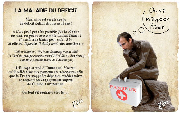 Emmanuel Macron Europe Déficit public